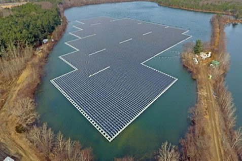 Paneles solares flotantes, el futuro de la energía