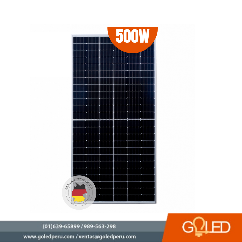Panel Solar Monocristalino 500W - GoLed Peru - Productos y