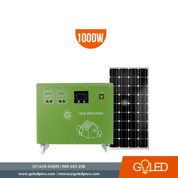 Generador portatil solar - GoLed Peru - Productos y Servicios de