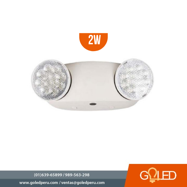 Luminaria de Emergencia 3W - GoLed Peru - Productos y Servicios de  Iluminacion LED