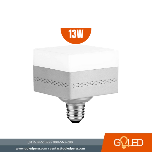 Foco LED 13W cuadrado - GoLed Peru - Productos y Servicios de Iluminacion  LED