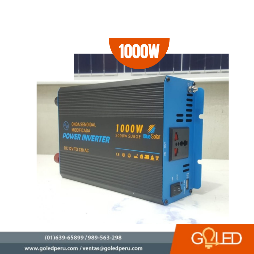 Inversor Growatt 24V 3000VA/3000W / 50A MPPT / Cargador 30A - Panel Solar  Peru